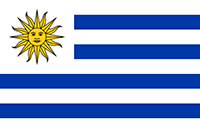 Uruguay flag.
