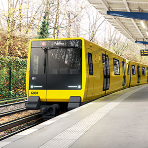 Berlin U-Bahn train by Stadler.