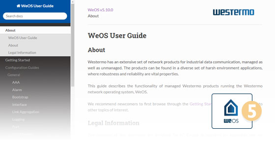 WeOS 5 user guide ill.