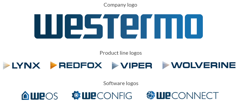 New Westermo logotypes.